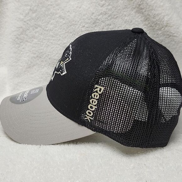 Reebok Pittsburgh Penguins Trucker Snapback Hat - New - Picture 3 of 8